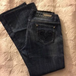 Express red rock bootcut Jeans